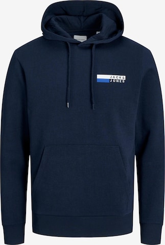 Sweat-shirt JACK & JONES en bleu : devant