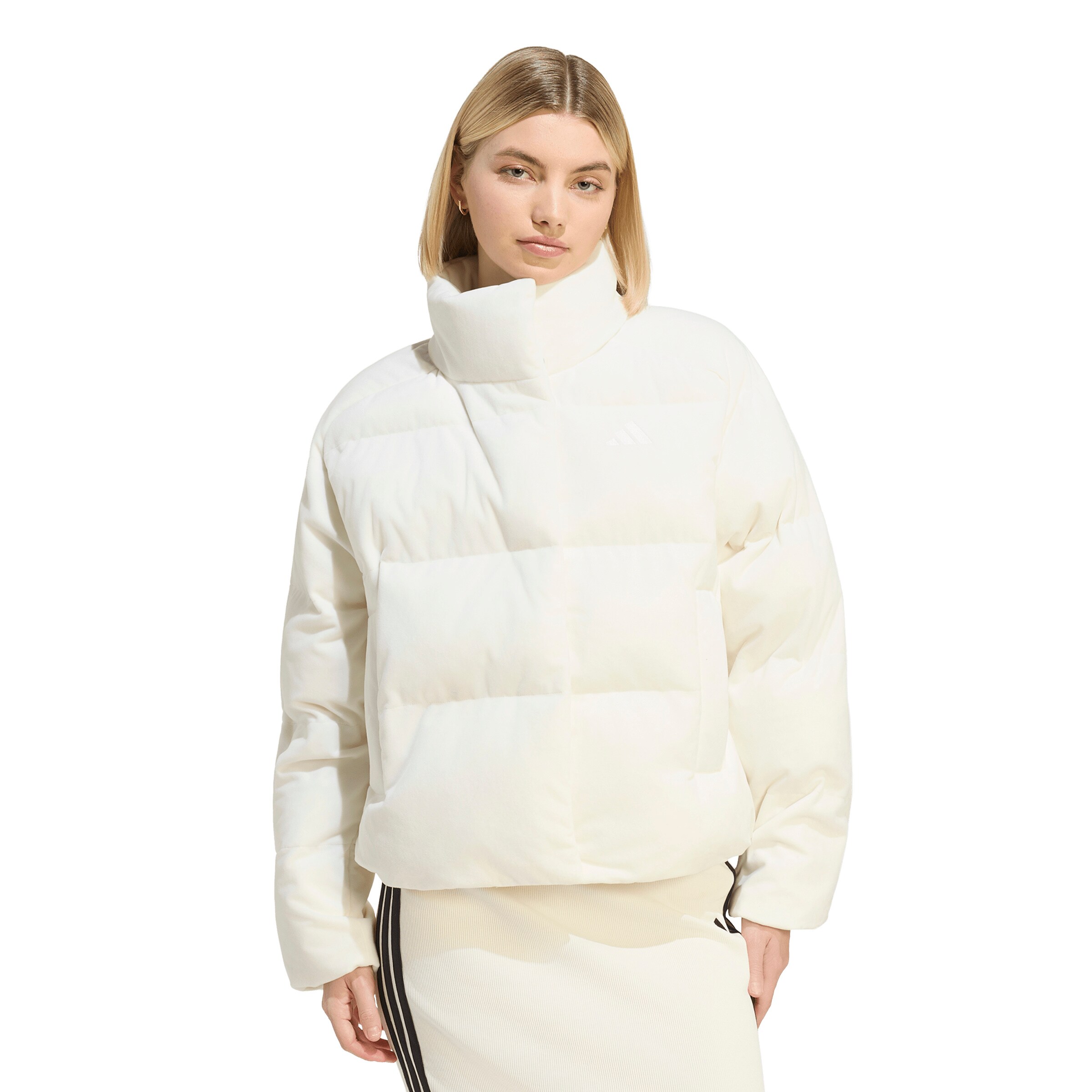 Veste de sport ADIDAS SPORTSWEAR en blanc : devant