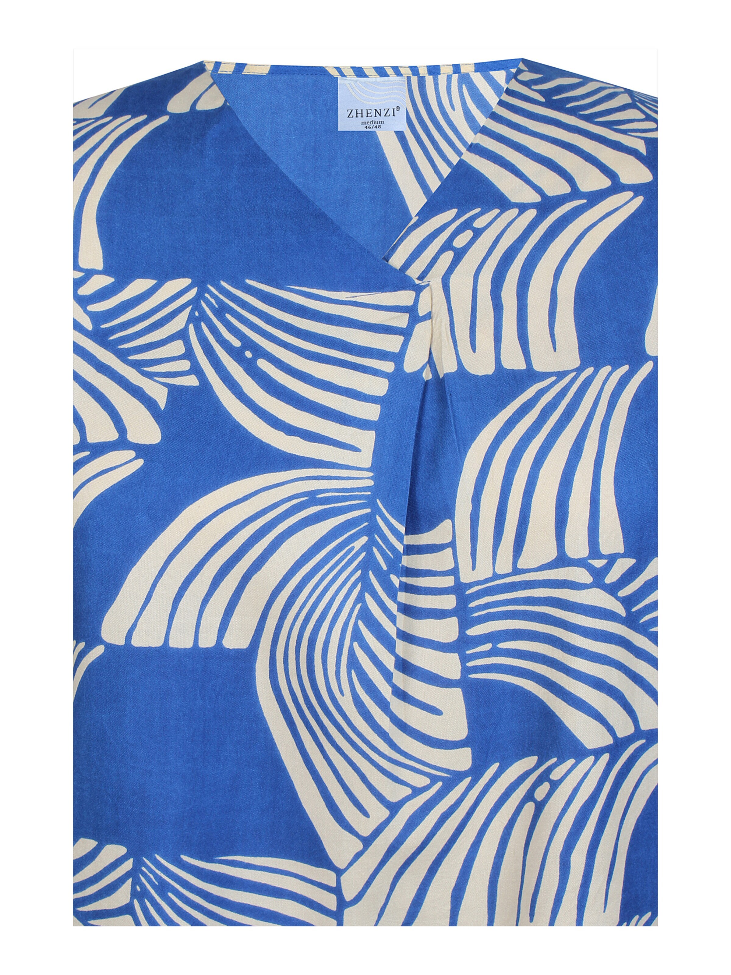 Zhenzi Blouse 'Keira 1452' in Blauw