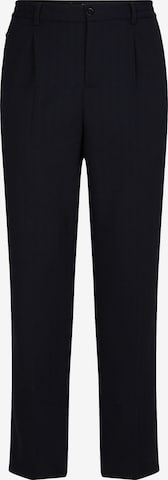 Karl Lagerfeld Slim fit Pleat-front trousers in Blue: front