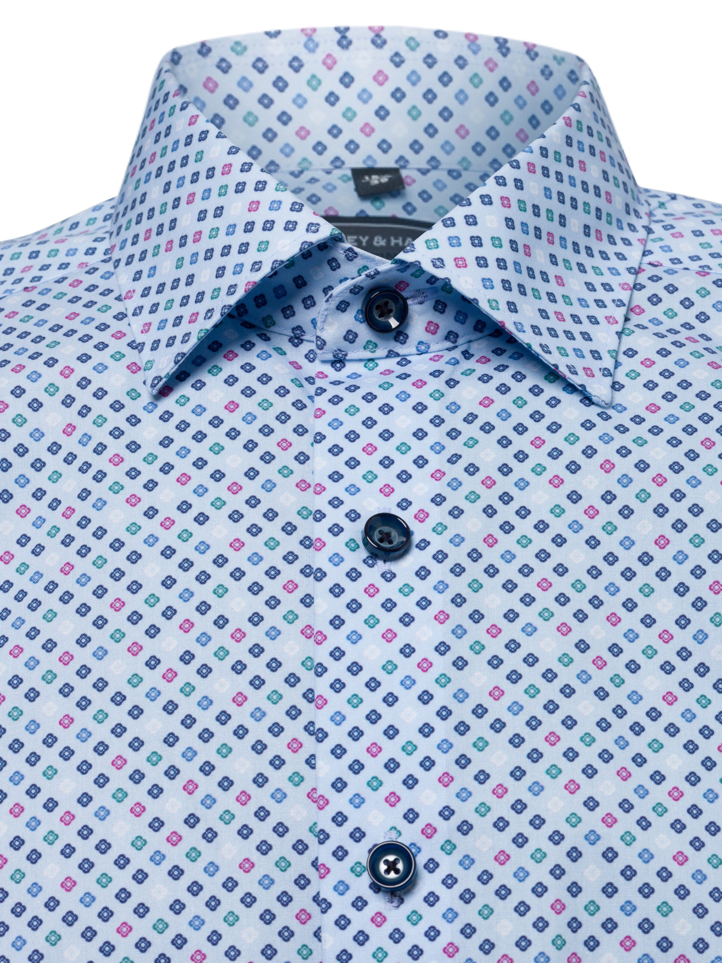 Finshley & Harding Regular fit Business Shirt in Blue