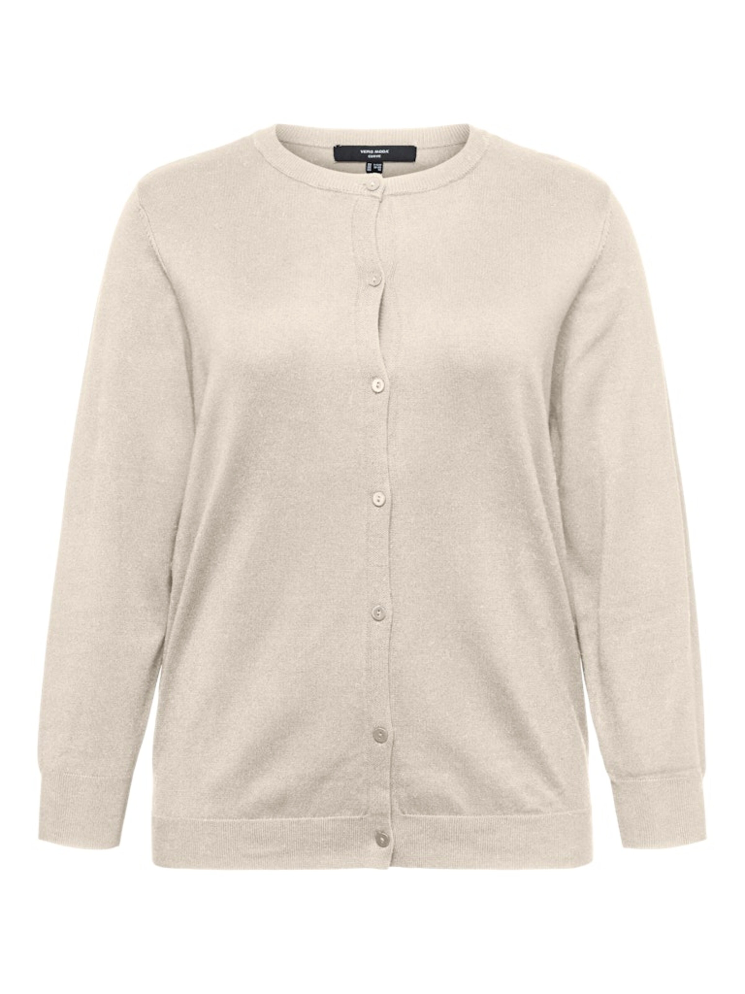 Vero Moda Curve Cardigan 'VMCSilje' en 6XL-7XL en blanc naturel, Vue avec produit