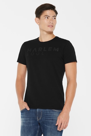 Harlem Soul Shirt 'MEL-BOURNE' in Black: front