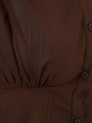 Bigdart Bluse in Braun