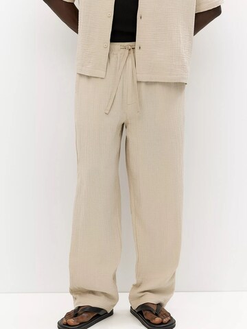 Baggy Pantalon Pull&Bear en marron : devant