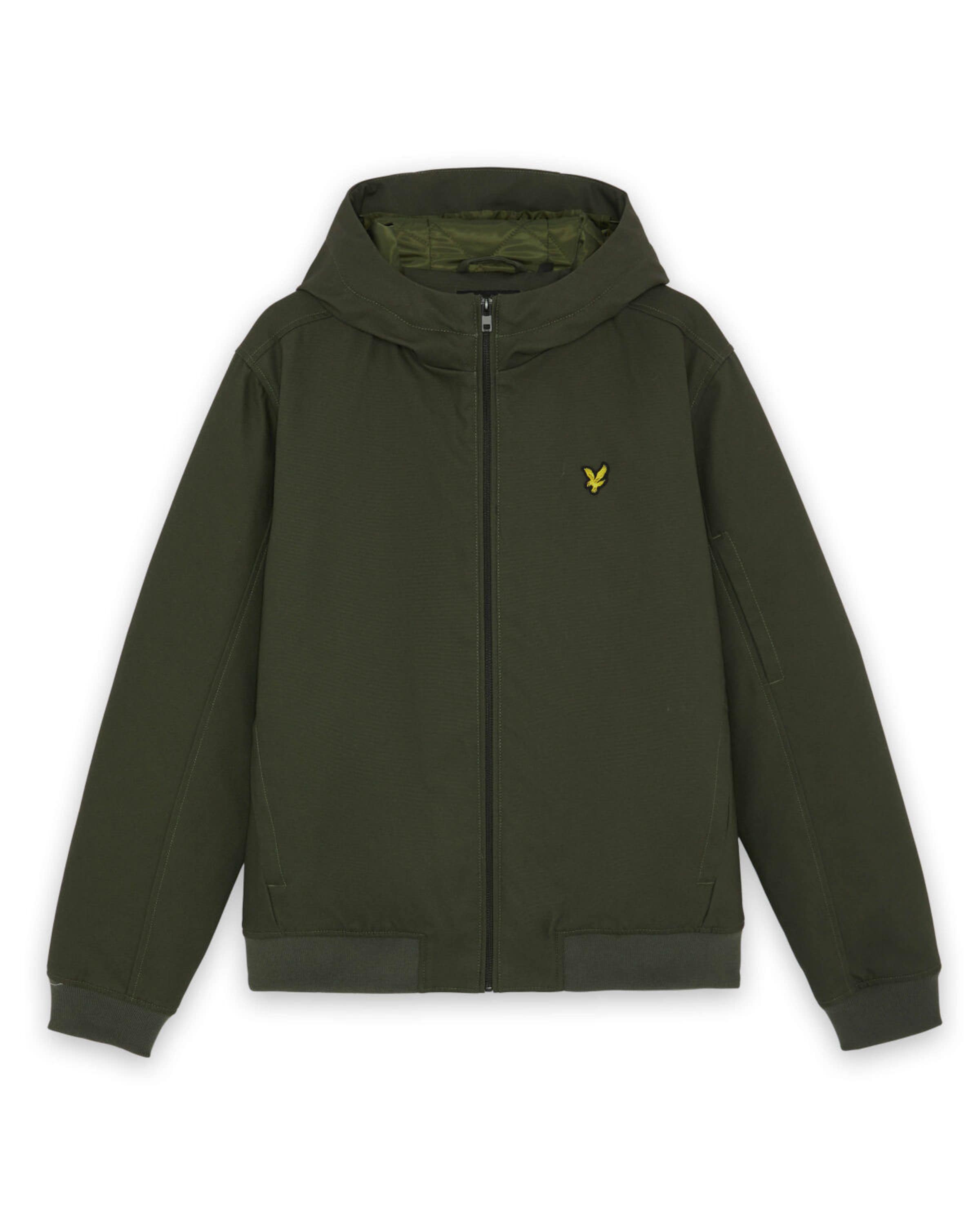 Veste mi-saison Lyle & Scott en gris : devant