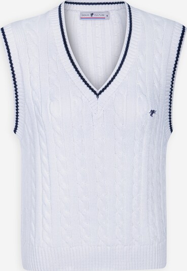 DENIM CULTURE Jersey 'LUDANO' en azul / blanco, Vista del producto