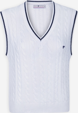 DENIM CULTURE - Jersey 'LUDANO' en blanco: frente