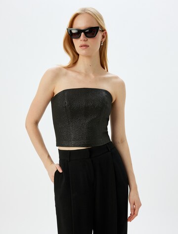 Koton Bluse in Schwarz: Vorderseite