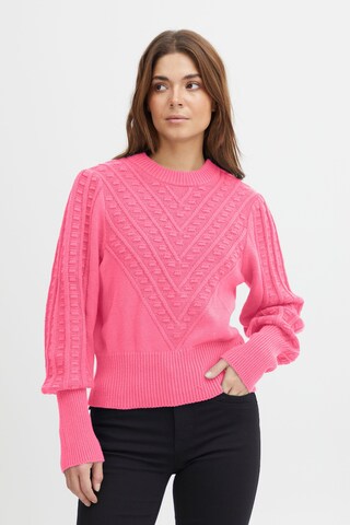 PULZ Jeans Sweater 'Amy' in Pink: front