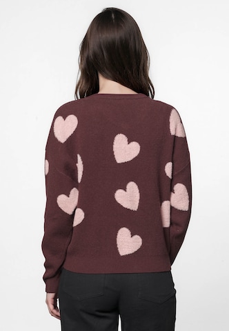 Kleinigkeit Pullover 'Lovely Wollma' in Rot