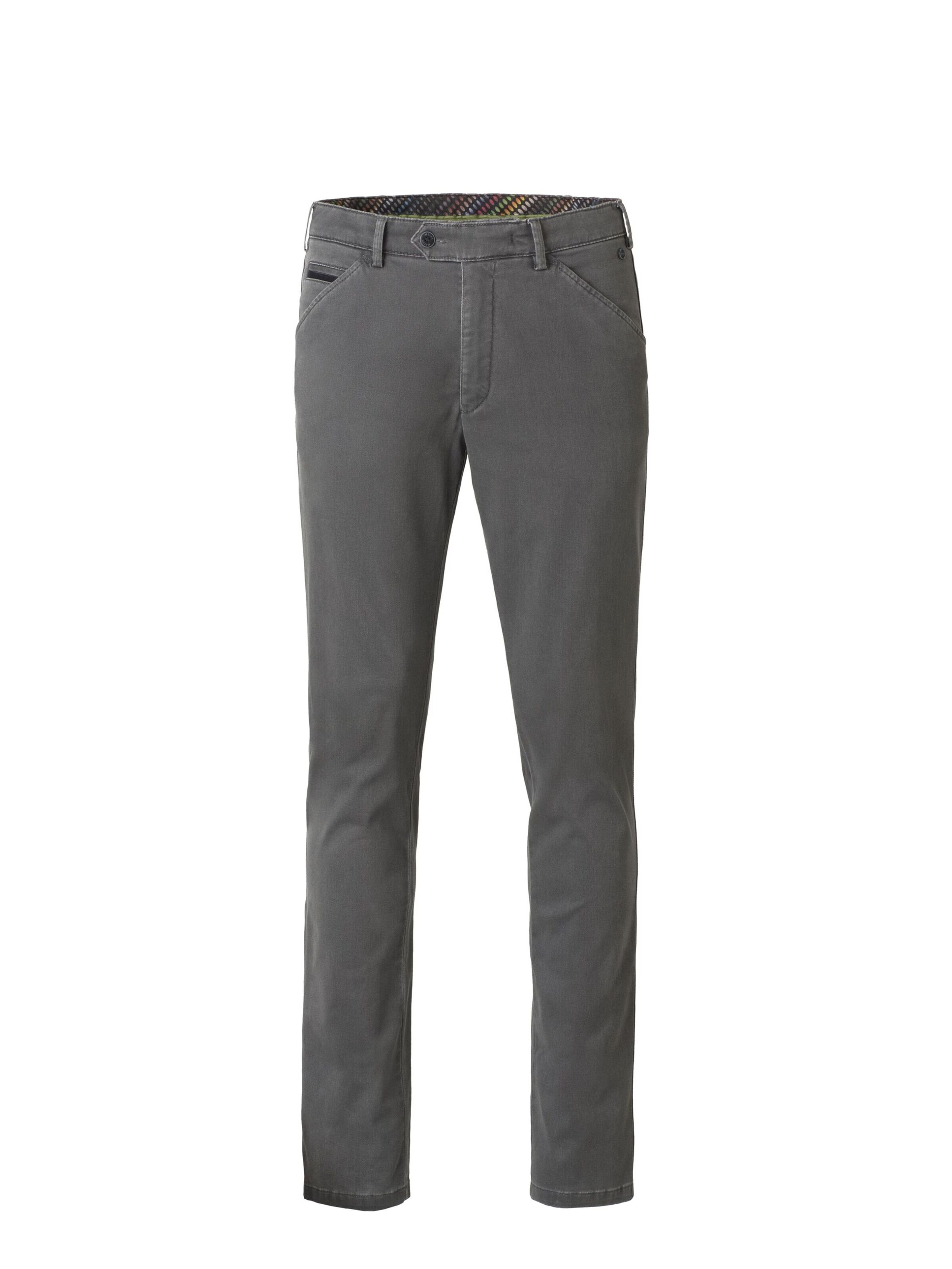 MEYER Chinohose 'Chicago' in Grau: Vorderseite