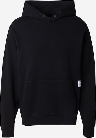 melns REPLAY Sportisks džemperis: no priekšpuses