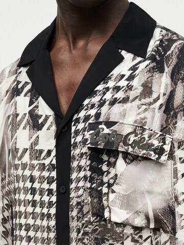 Carlo Colucci Comfort Fit Hemd 'Feig' in Grau