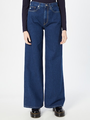 MUD Jeans Wide leg Jeans 'Sara' in Blauw: voorkant