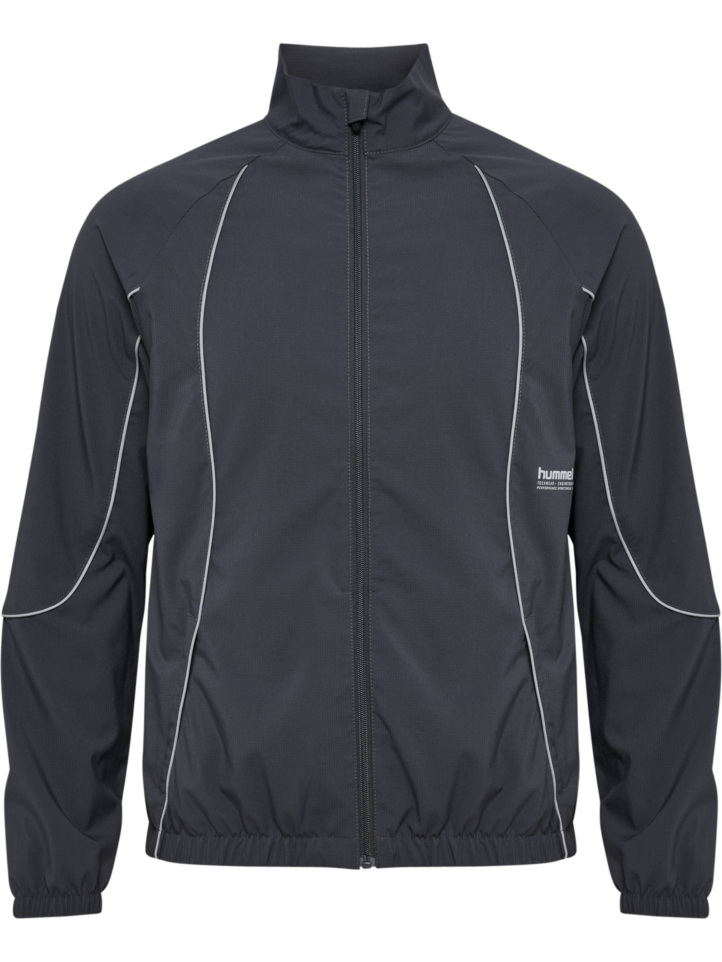 Hummel Sportjacke in Grau: Vorderseite