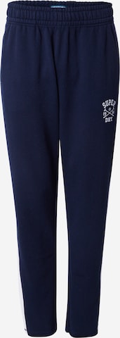 mėlyna Superdry Prigludęs Kelnės 'Athletic Club': priekis