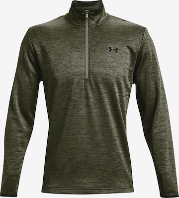 UNDER ARMOUR Performance Shirt 'Armour Fleece' in Green: front