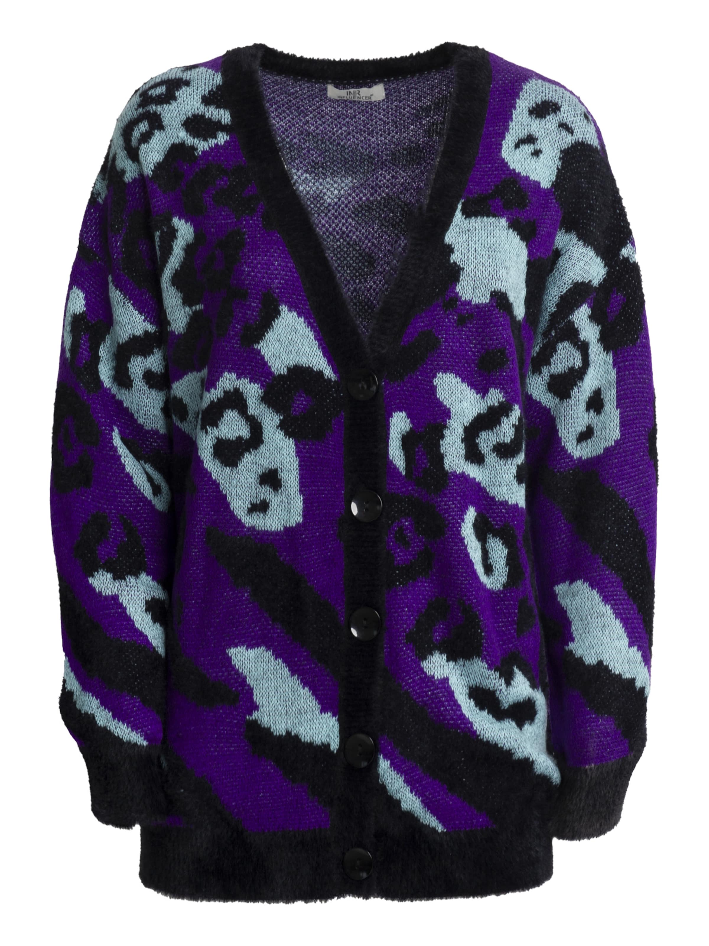 Geacă tricotată de la Influencer pe mai multe culori: față