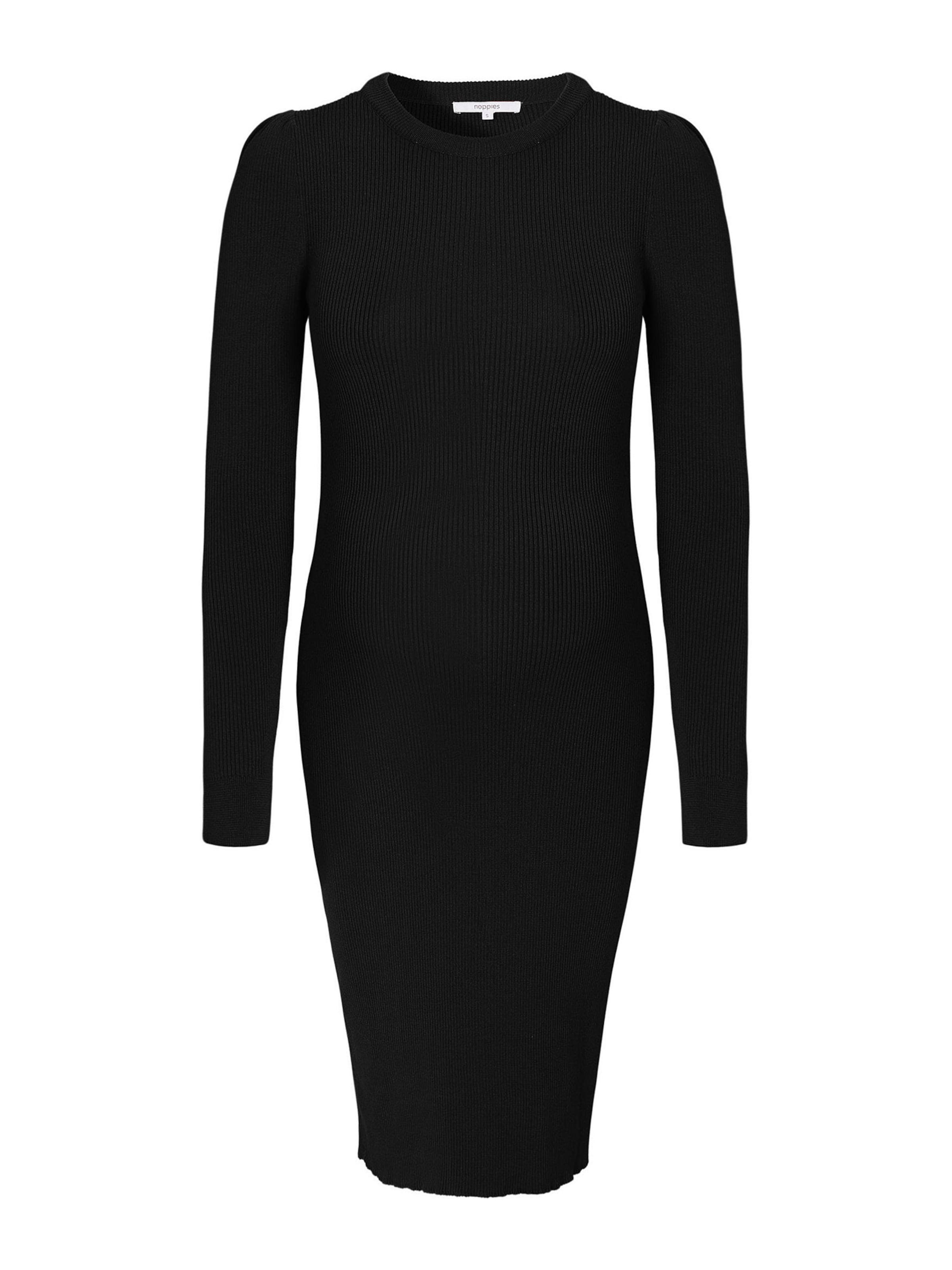 Noppies Gebreide jurk 'Vena' in Zwart: voorkant