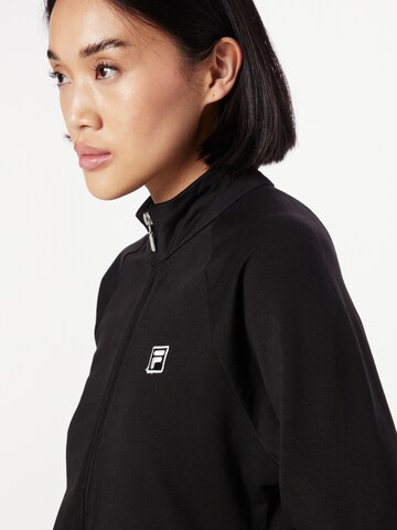 FILA Sportsweatjacke 'BENIDORM' in Schwarz