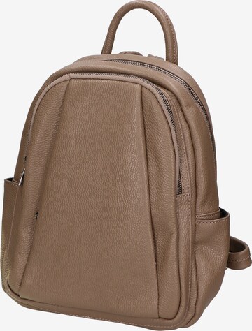 Gave Lux Backpack in Beige: front