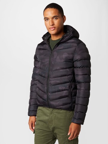 BRAVE SOUL Winter Jacket 'GRANT' in Grey: front