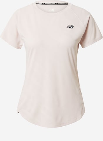 new balance - Camiseta funcional en rosa: frente