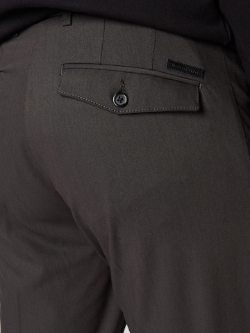 Woodbird Regular Pleated Pants 'Eik' in Grey