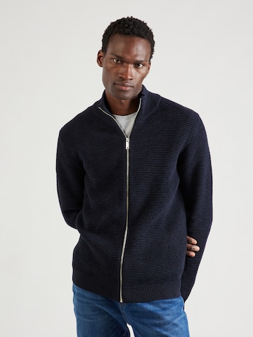 SELECTED HOMME Knit Cardigan 'Vince' in Blue: front