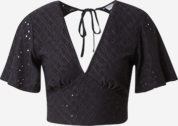 VILA Blouse 'KAWA' in Black: front