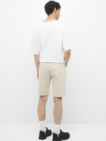 Regular Jean Pull&Bear en beige