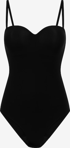 Body modelant Hunkemöller en noir : devant