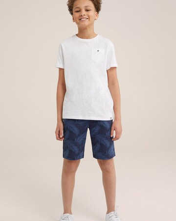 WE Fashion Slim fit Pants in Blue