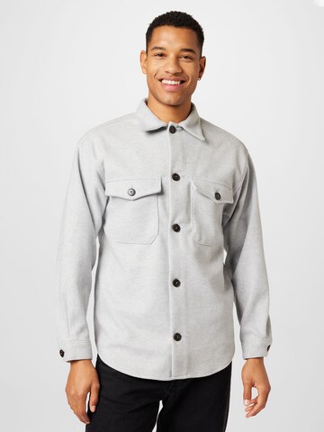 Veste mi-saison 'OLLIE' JACK & JONES en gris : devant