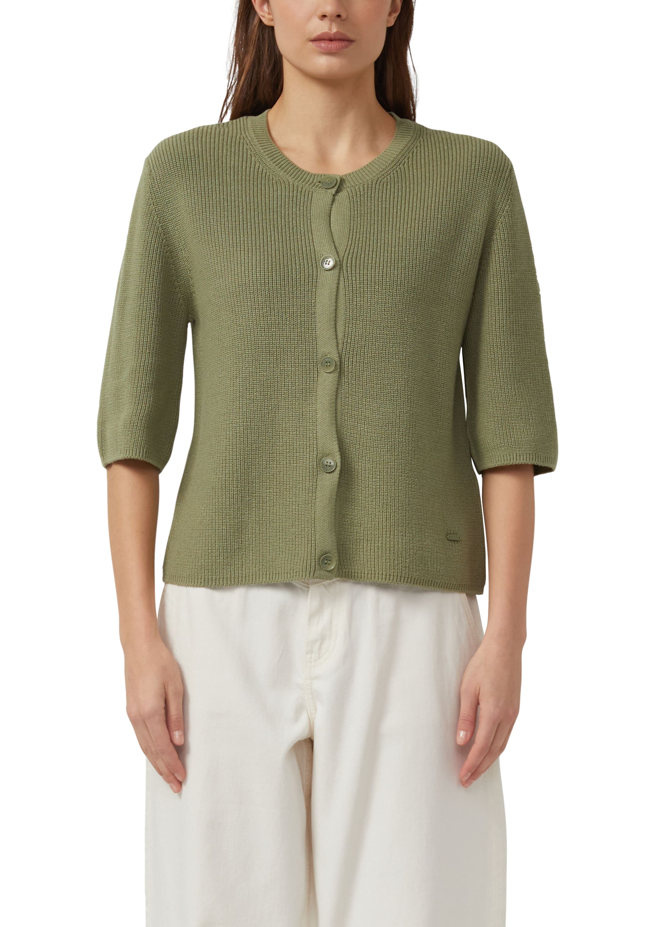 s.Oliver Red Label Plus Gebreid vest in Groen