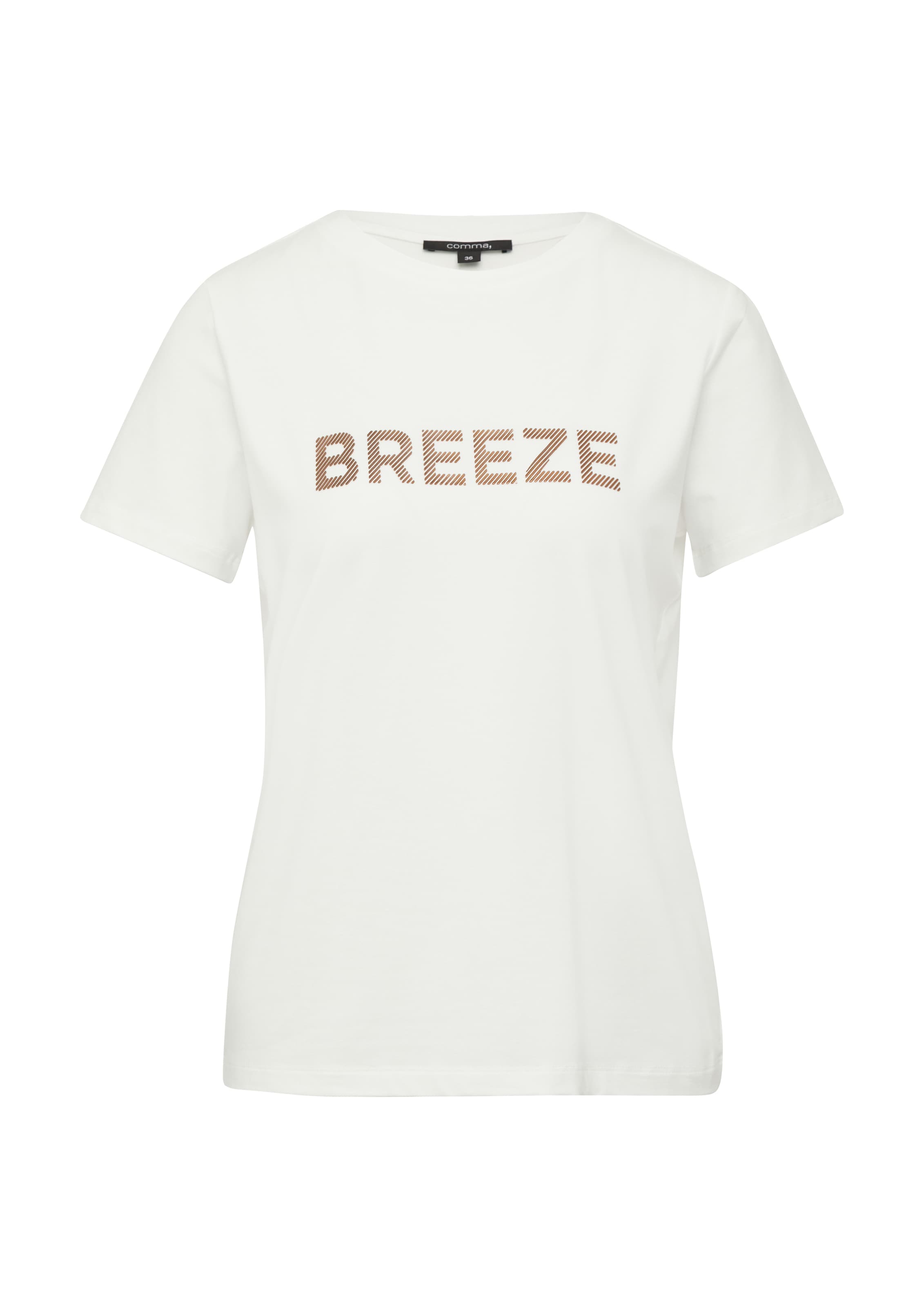 COMMA - Camiseta en blanco: frente