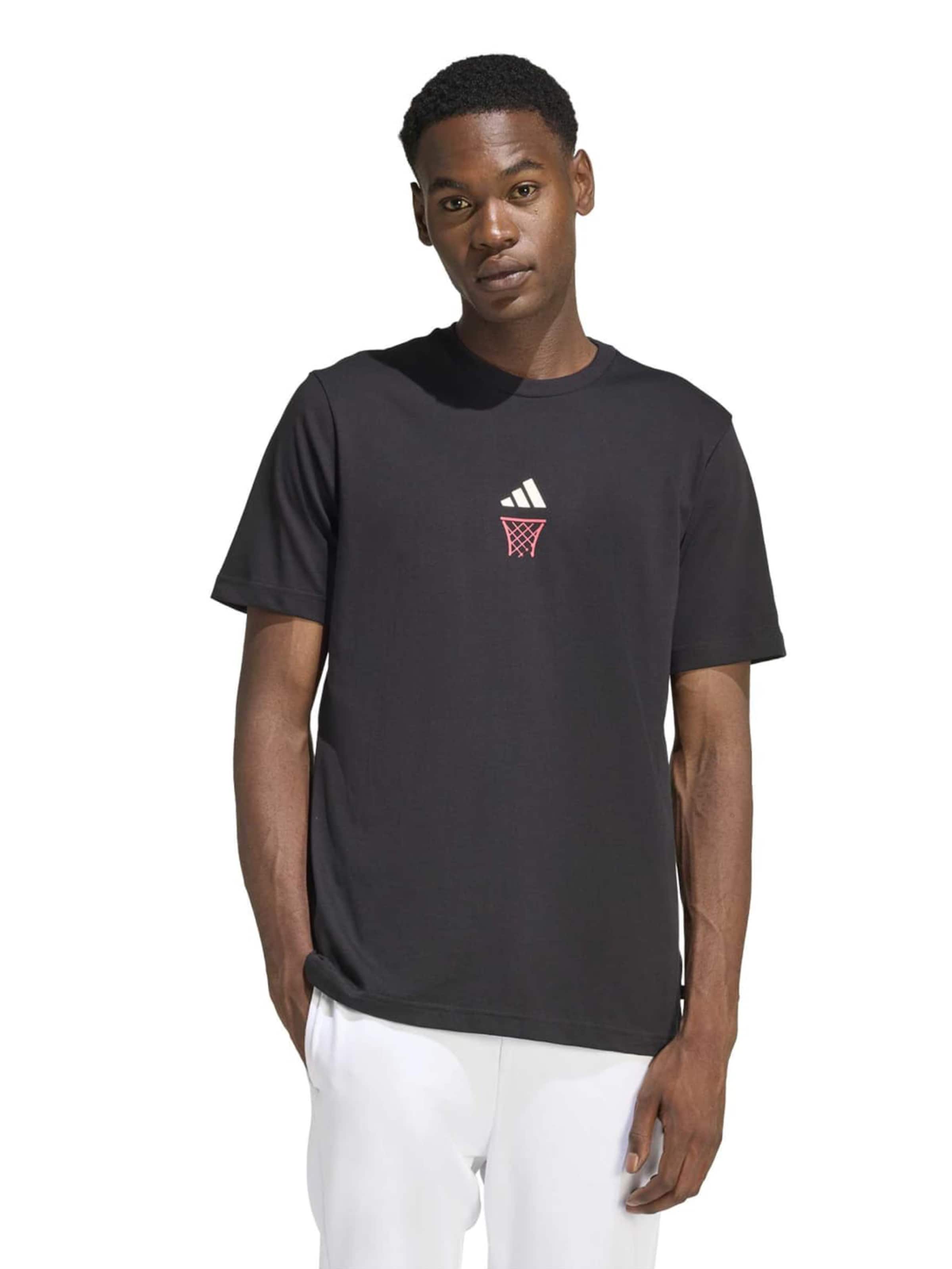 ADIDAS SPORTSWEAR Funktionsskjorte 'ANX' i sort: forside