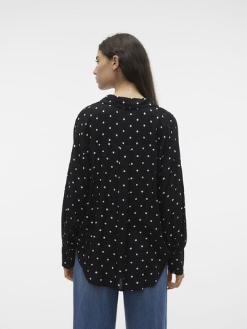 VERO MODA Blouse 'VMBUMPY' in Zwart