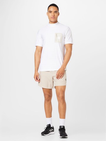 T-Shirt fonctionnel ADIDAS GOLF en blanc