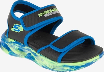 SKECHERS Sandals in Black: front