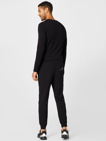 ARMANI EXCHANGE Tapered Broek in Zwart