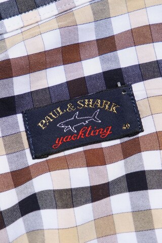 Paul & Shark Button Up Shirt in M in Brown