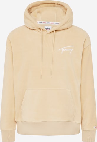 Tommy Jeans Sweatshirt in Beige: voorkant