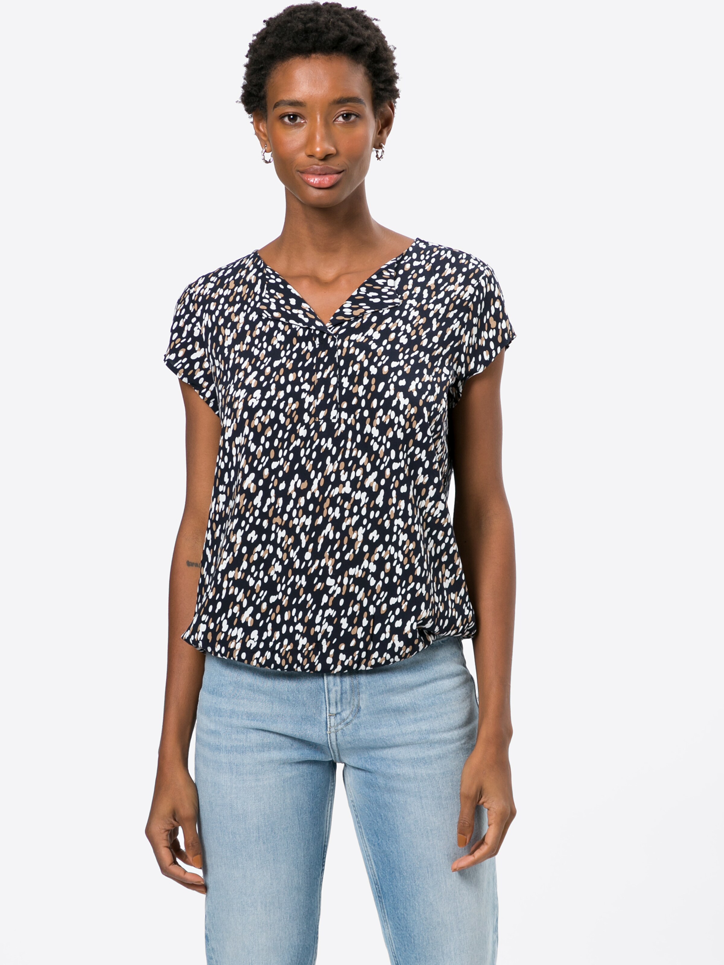 Frauen Große Größen TOM TAILOR Bluse in Navy - DX36273 Frauen Große Größen TOM TAILOR Bluse in Navy - DX36273