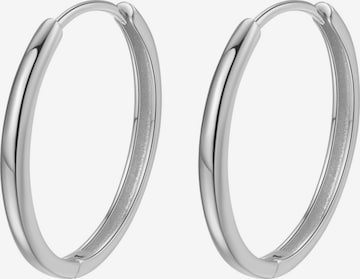 Hey Happiness Ohrring 'Mid Chunky' in Silber: Vorderseite