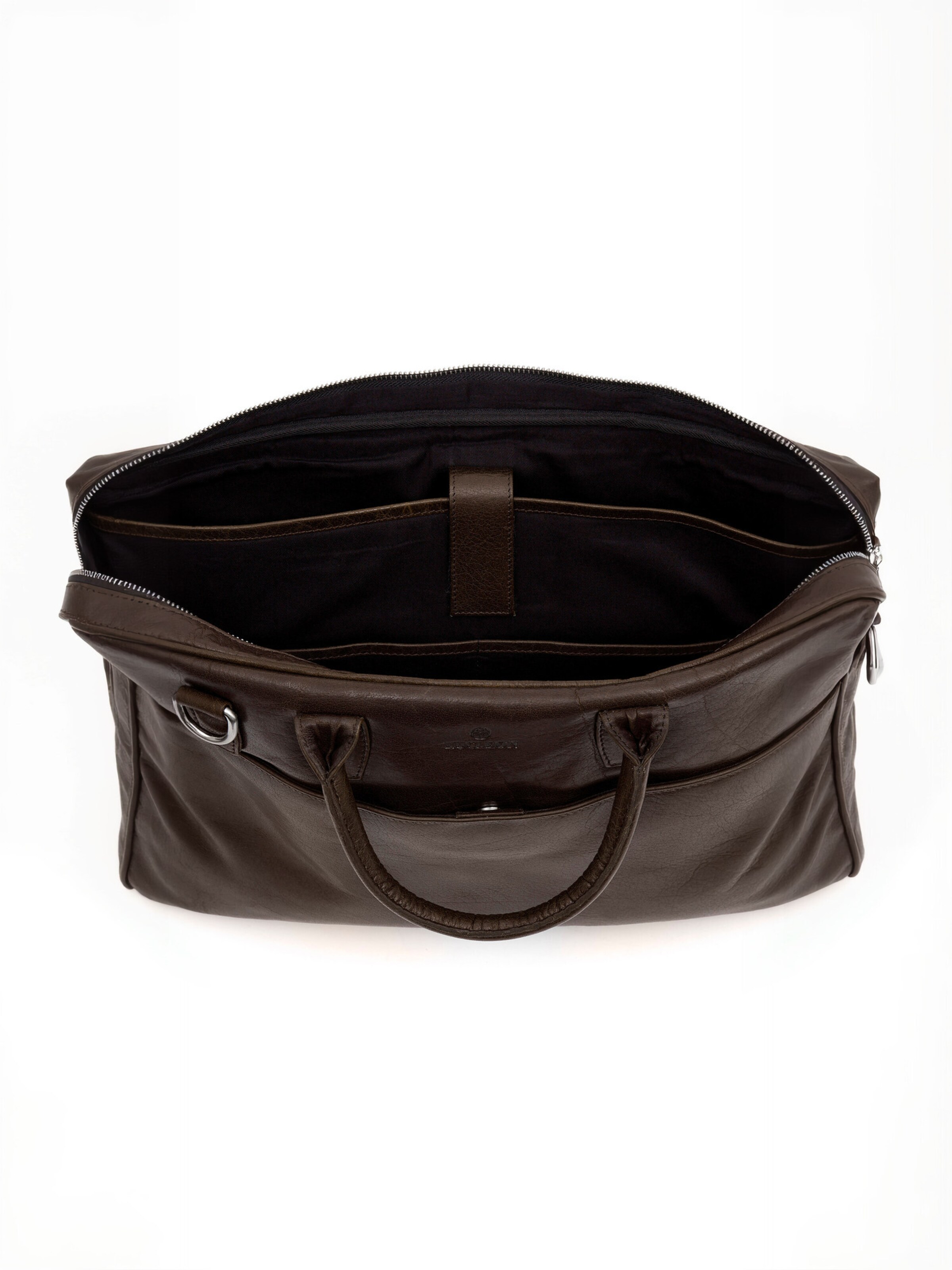 Lucleon Laptoptas ' Montreal ' in Bruin: bovenkant