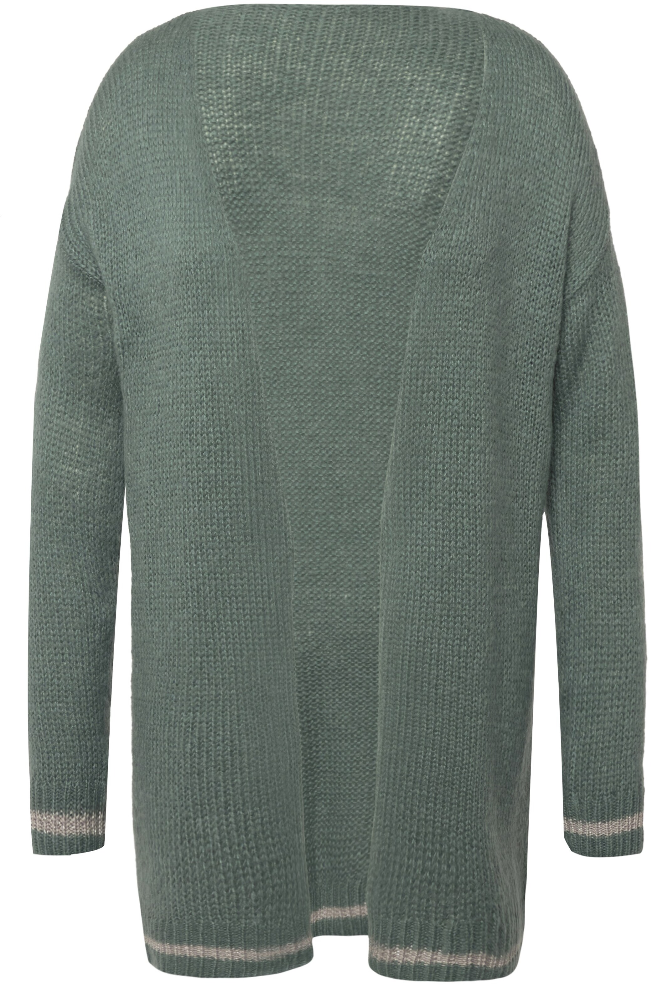 MIAMODA Strickjacke in Grün: Vorderseite