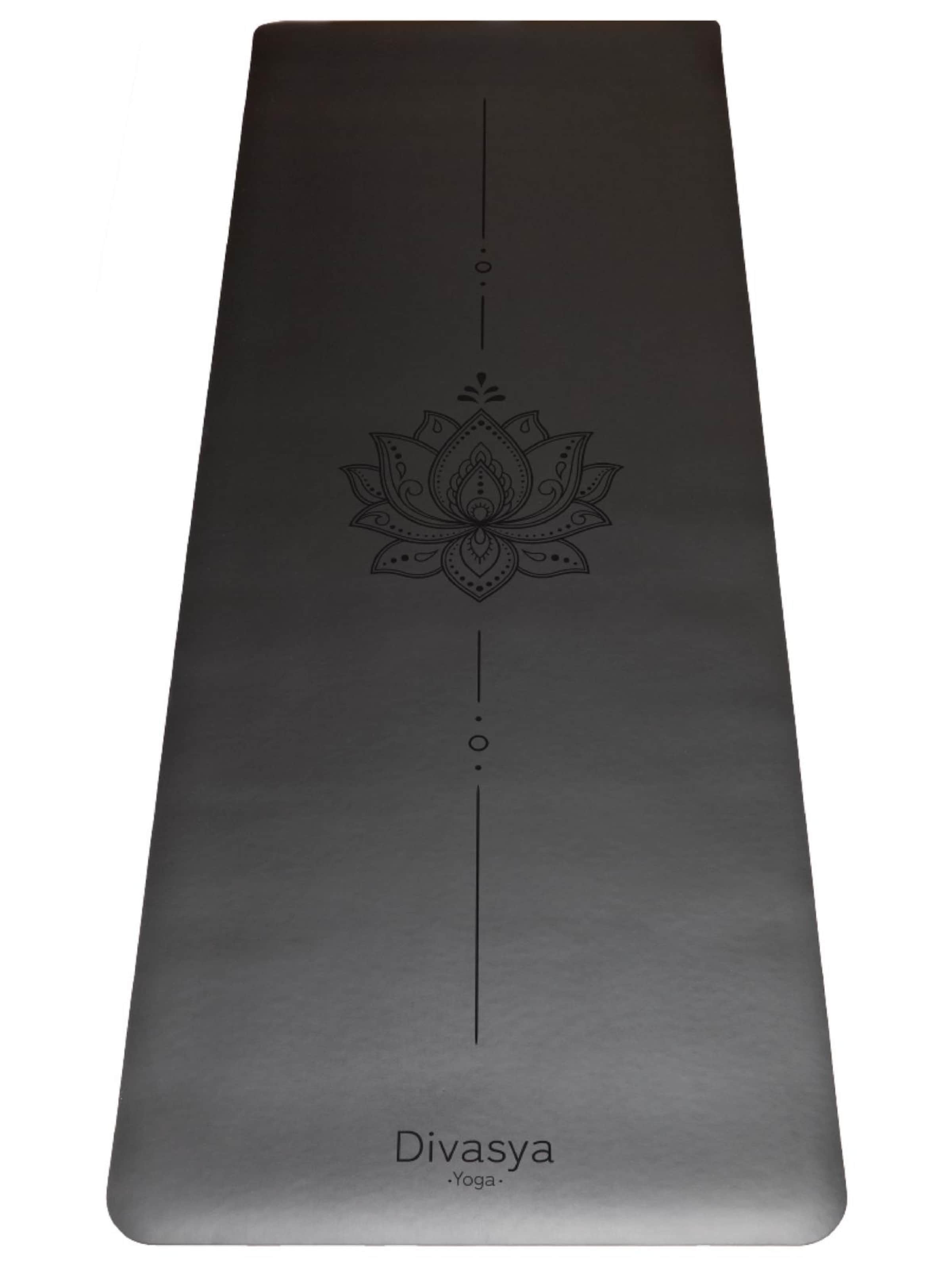 Divasya Mat 'Professional Grip' in Black: front