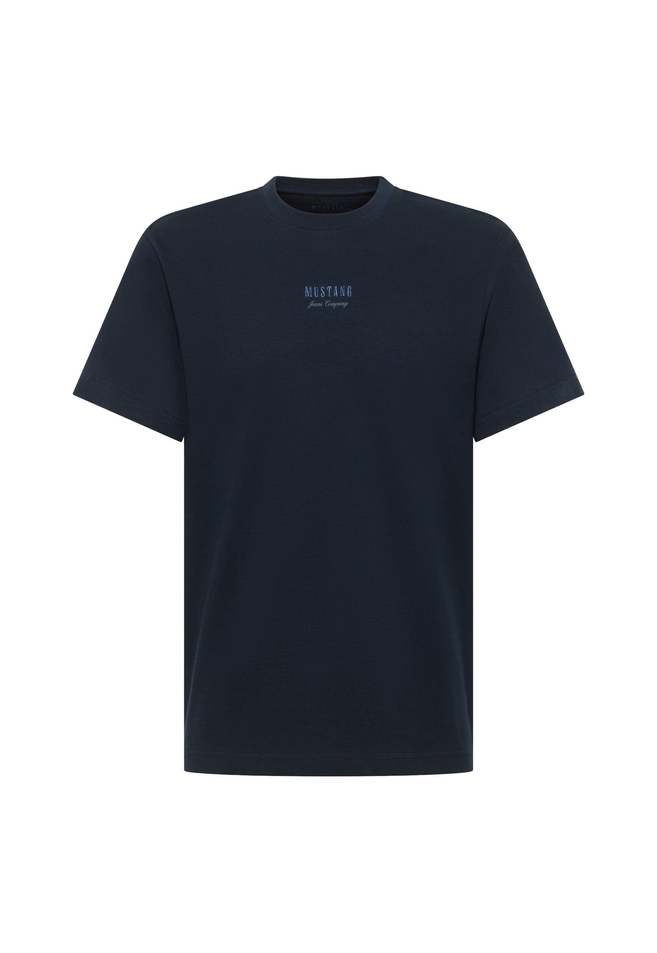 MUSTANG Shirt 'Akron' in Blauw: voorkant